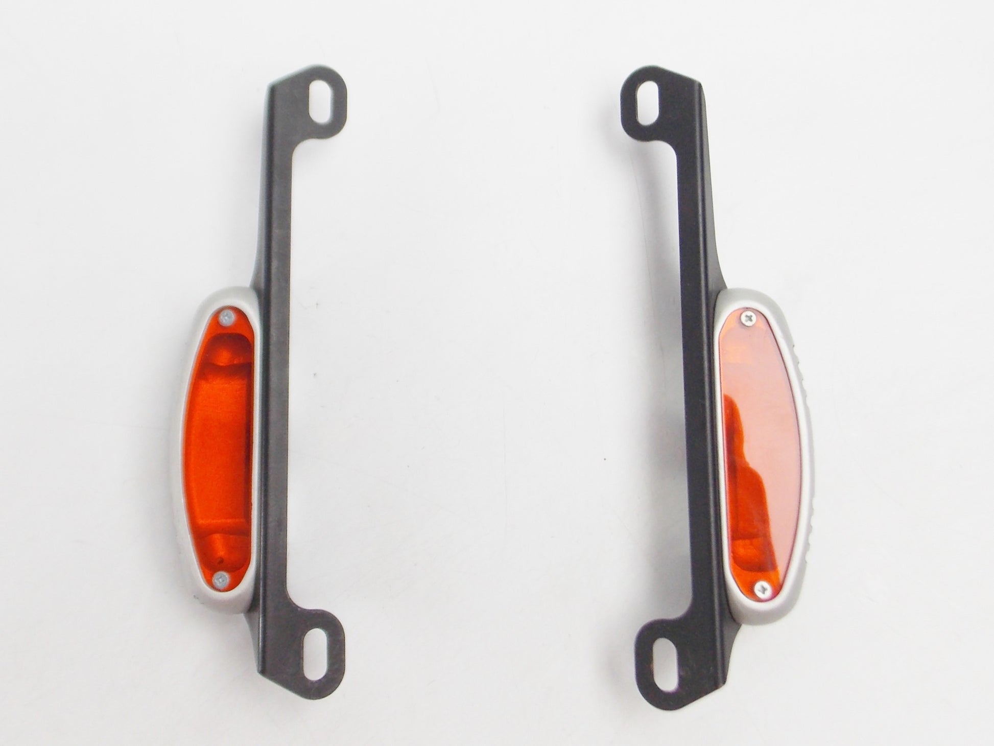 DE PRETTO MOTO HONDA HORNET BLINKER TURN SIGNAL FLASHERS SILVER ALLOY R-AU460H/A - MotoRaider