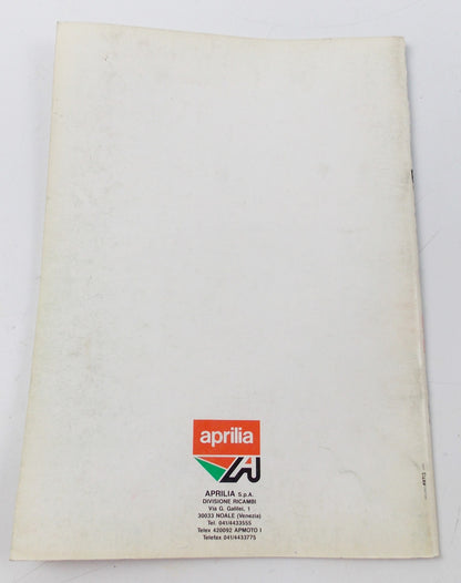 1990 APRILIA RX50 MOTOR CHASSIS FRAME SPARE PART CATALOG BOOK DIAGRAM MANUAL 214 - MotoRaider