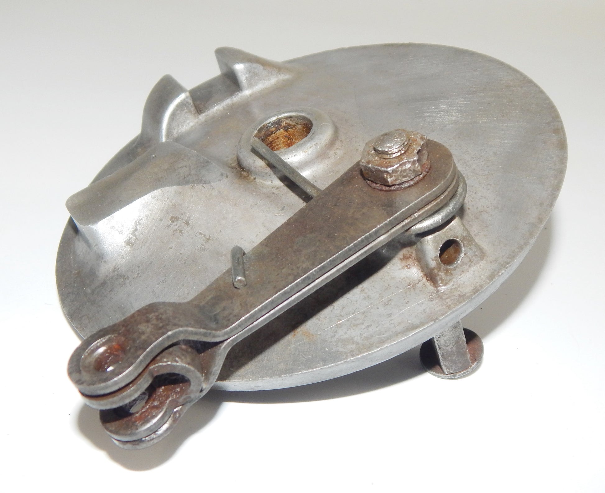1968 KTM COMET 50cc REAR WHEEL HUB BRAKE PLATE VINTAGE - MotoRaider