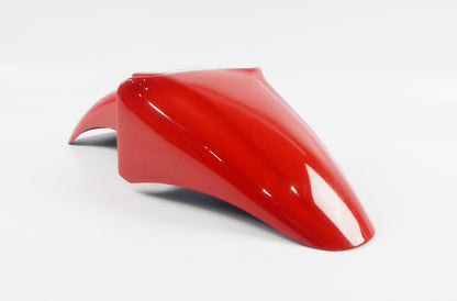 1990'S SUZUKI GS FRONT FENDER MUD GUARD FIBERGLASS RED VINTAGE - MotoRaider