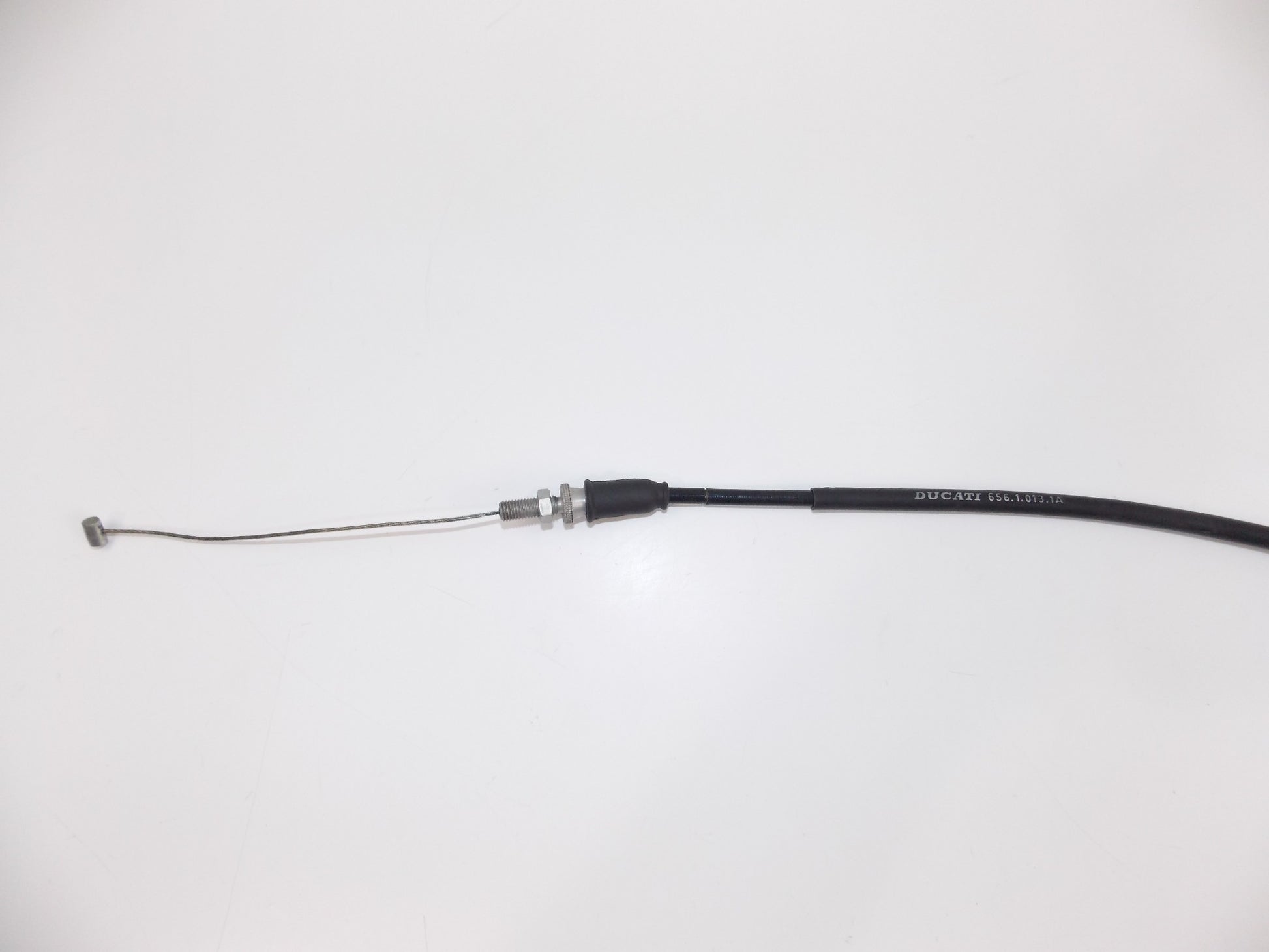 NOS OEM 1997 DUCATI 600 THROTTLE CONTROL CLOSING CABLE 65610132A - MotoRaider