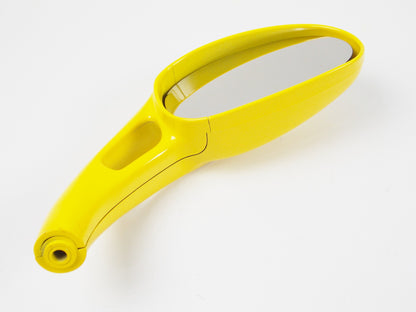 NOS OEM MALAGUTTI PHANTOM SIDE RIGHT MIRROR YELLOW 088.019.70 | 08801970 - MotoRaider