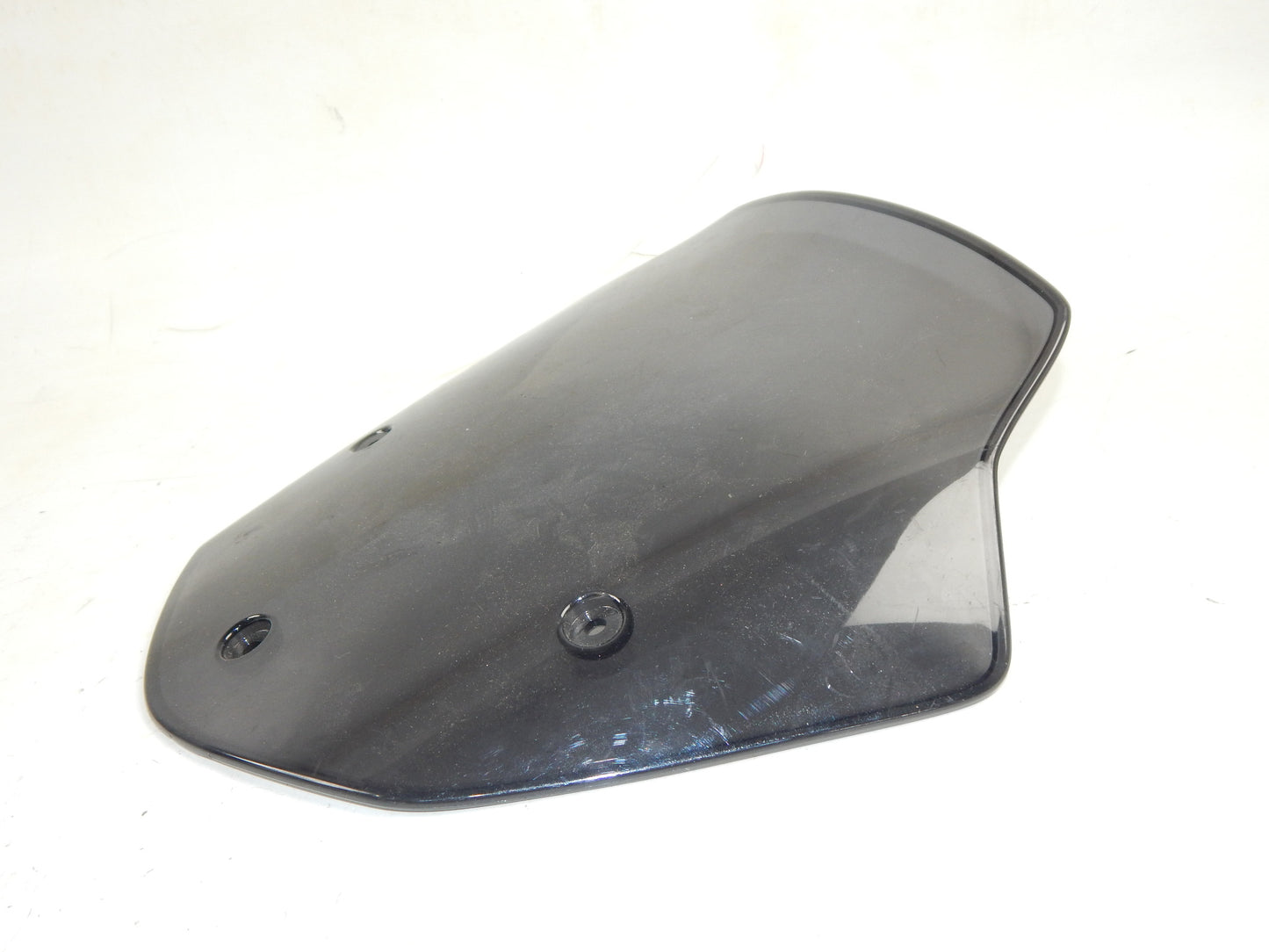 SMOKE GRAY WIND SCREEN SHIELD MOTORCYCLE SCOOTER MOPED W=11.75" H=11.5" - MotoRaider