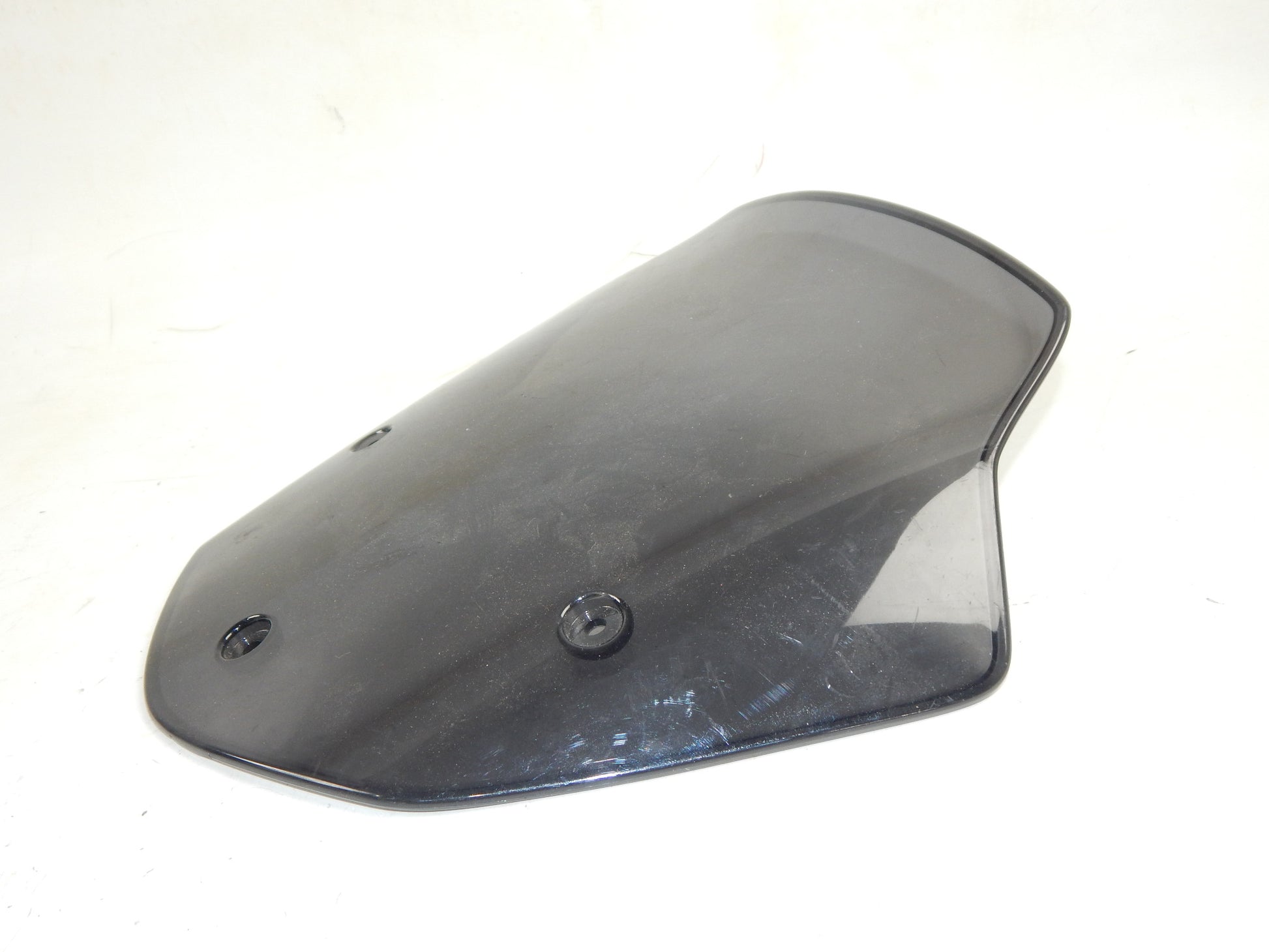 SMOKE GRAY WIND SCREEN SHIELD MOTORCYCLE SCOOTER MOPED W=11.75" H=11.5" - MotoRaider