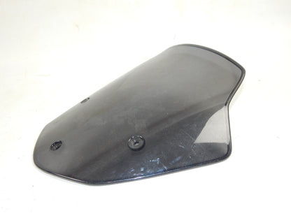 SMOKE GRAY WIND SCREEN SHIELD MOTORCYCLE SCOOTER MOPED W=11.75" H=11.5" - MotoRaider
