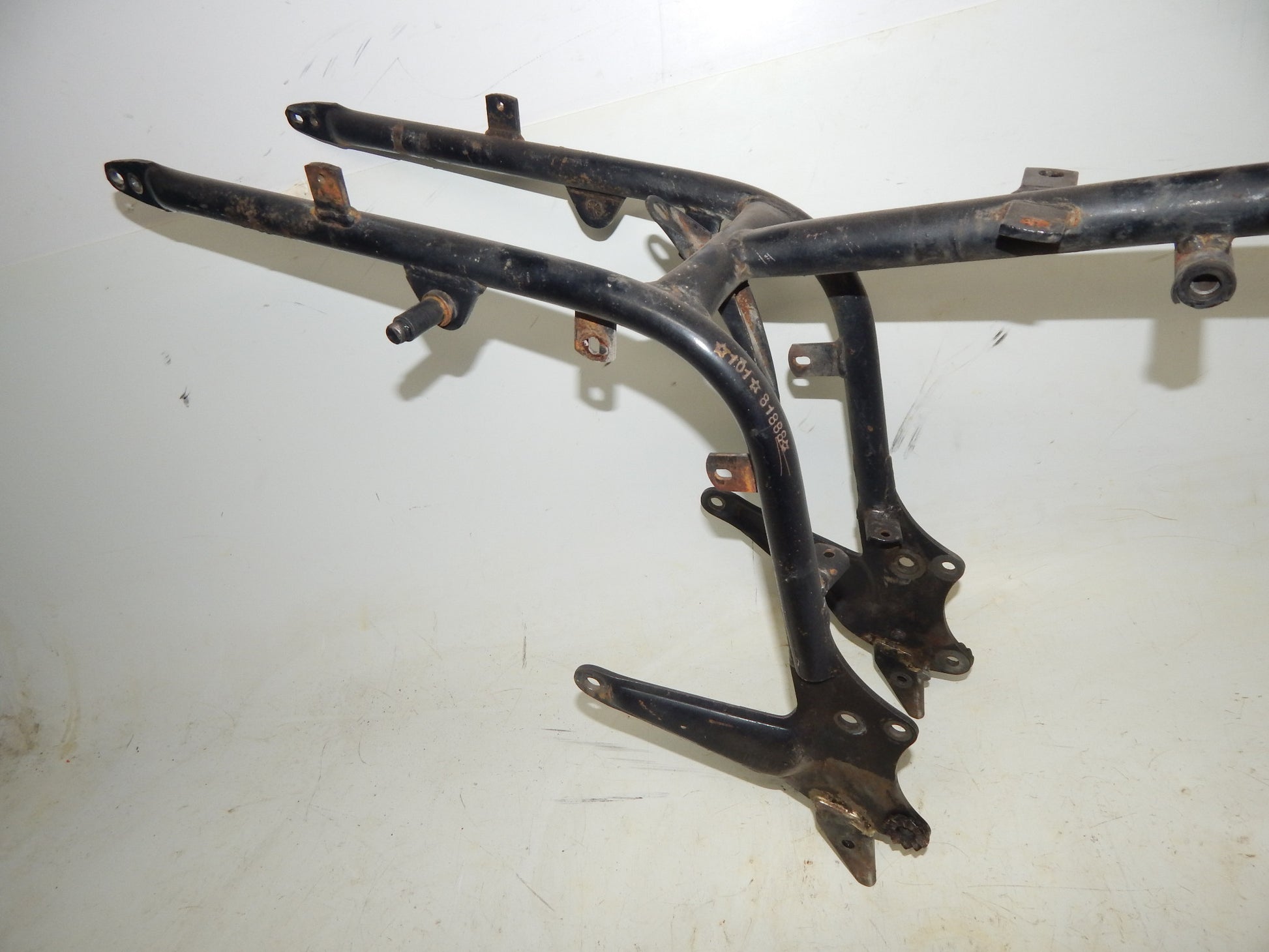 1970's GILERA GIUBILEO 125 FRAME CHASSIS VINTAGE MOTORCYCLE ITALY - MotoRaider