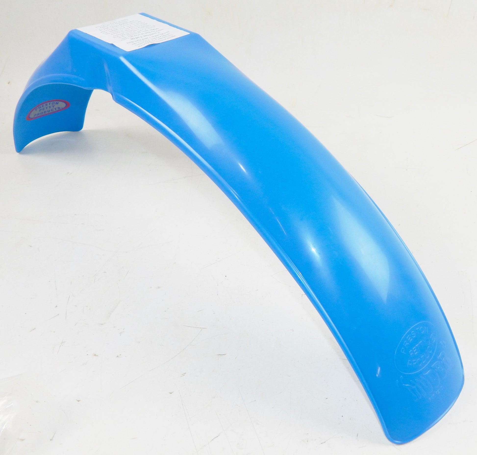 PRESTON PETTY MUD GUAR FRONT FENDER BLUE VINTAGE ENDURO CROSS CZ KTM PENTON DKW - MotoRaider