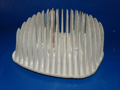 VINTAGE ORIGINAL APE CAR PIAGGIO 500cc CYLINDER HEAD 3 WHEELER ENGINE ITALY - MotoRaider