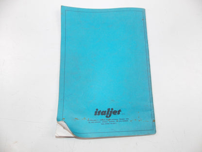 ITALJET REPORTER 50 SPARE PARTS CATALOG MANUAL BOOK ITALIAN - MotoRaider