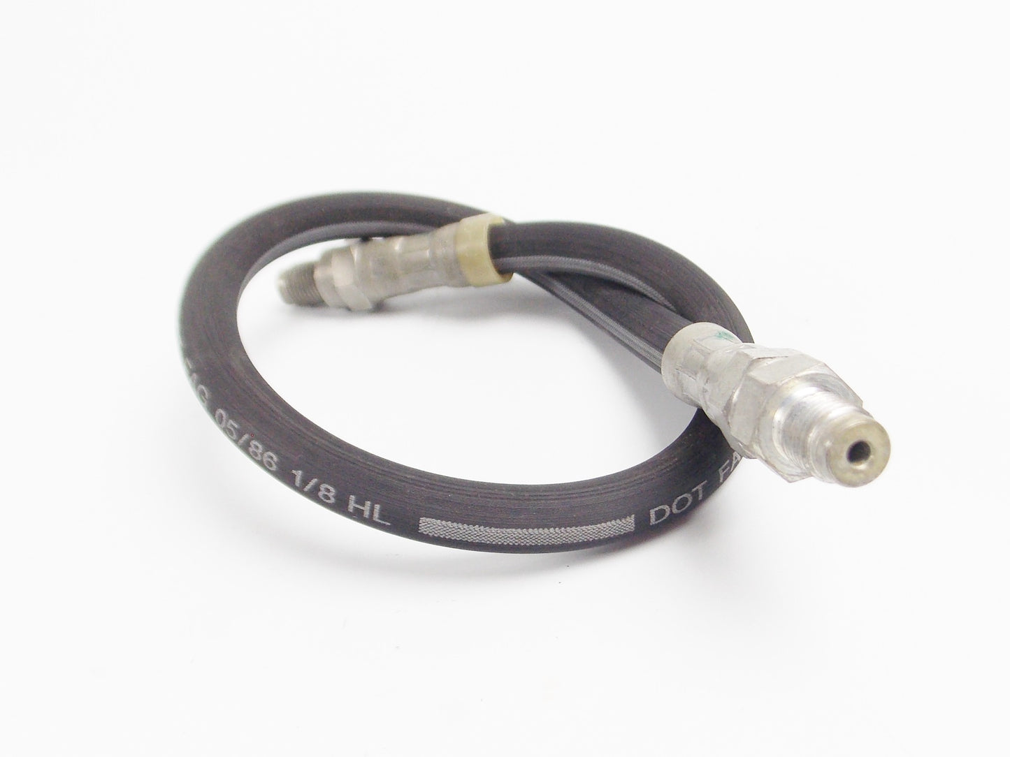 HYDRAULIC BRAKE MALE HOSE PIPE TUBE DOT FAG 05/86 1/8 HL (9.90mm) L=18" - MotoRaider