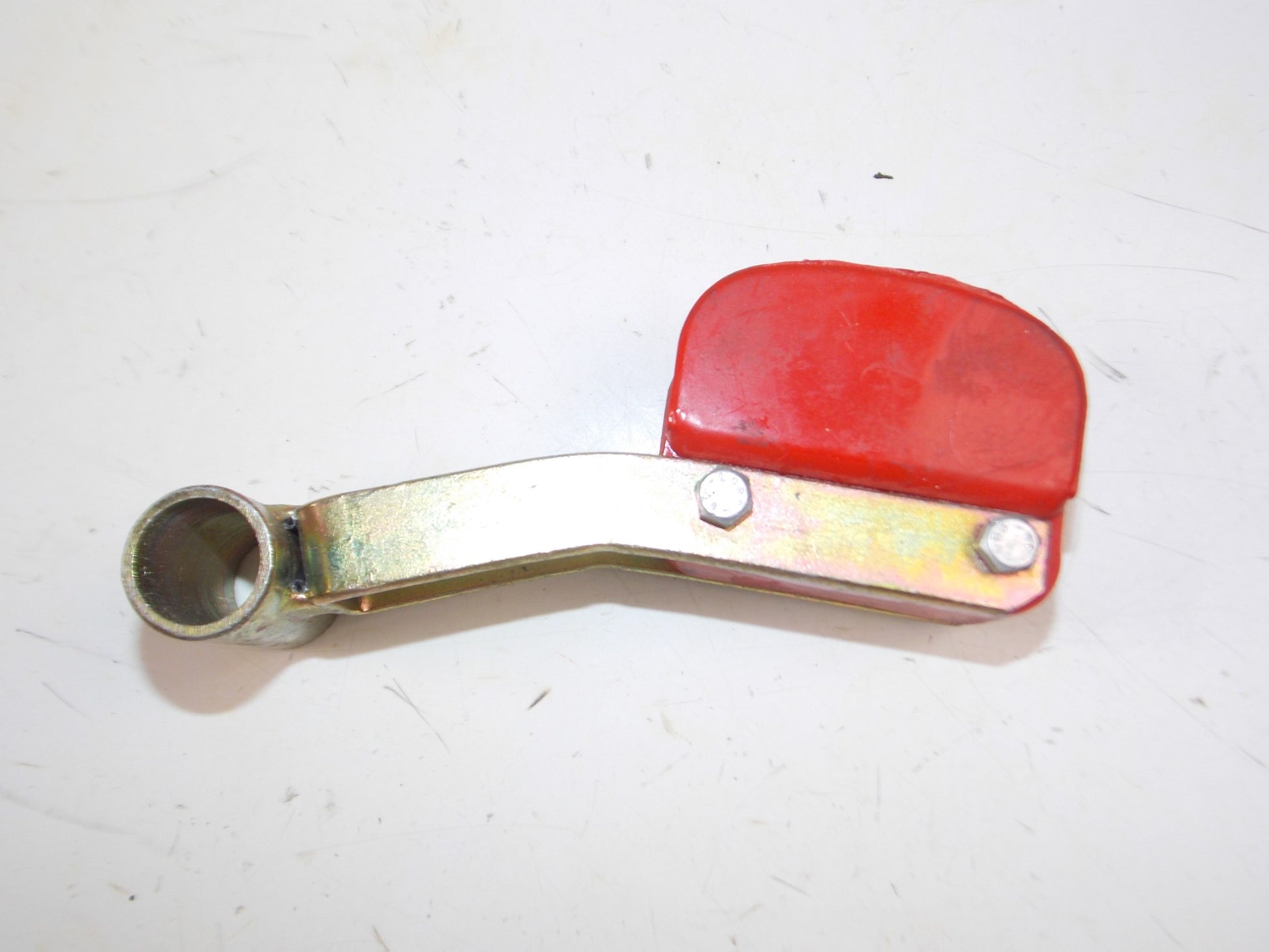 VINTAGE ENDURO CROSS CHAIN PAD TENSIONER ARM L=130mm CAGIVA BETA MAICO HUSQVARNA - MotoRaider
