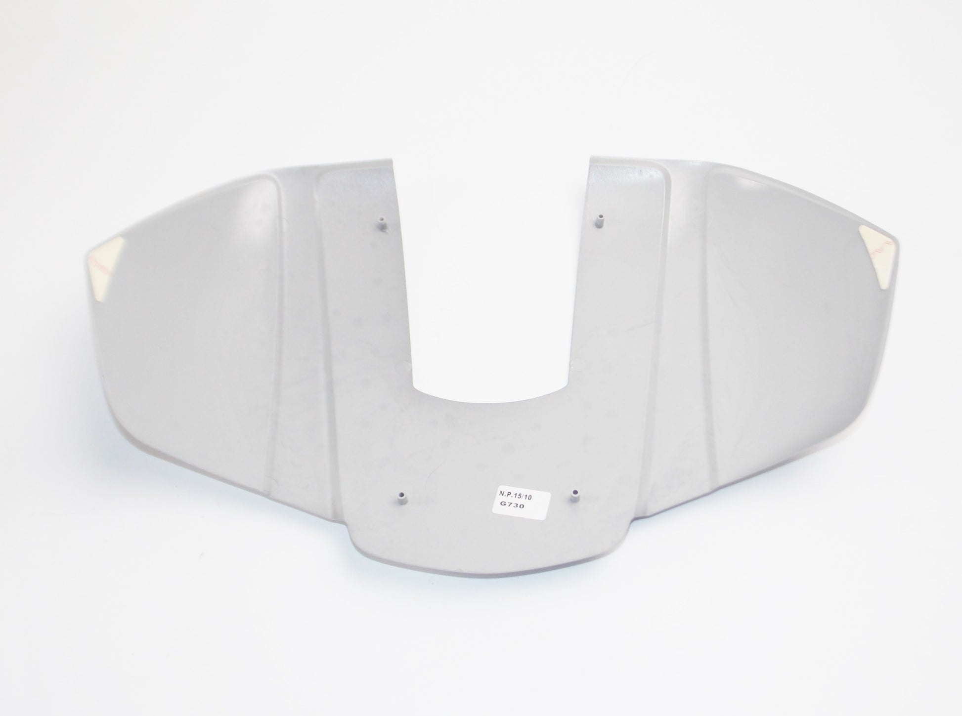 OEM PEUGEOT TOP LUGGAGE CASE 34 LITER COVER LID PANEL SILVER GRAY A06351M5 - MotoRaider