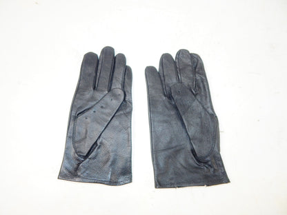PRO SPORT PERFORMANCE BLACK LEATHER PAIR GLOVES SIZE LARGE MOTORCYCLE RIDING - MotoRaider