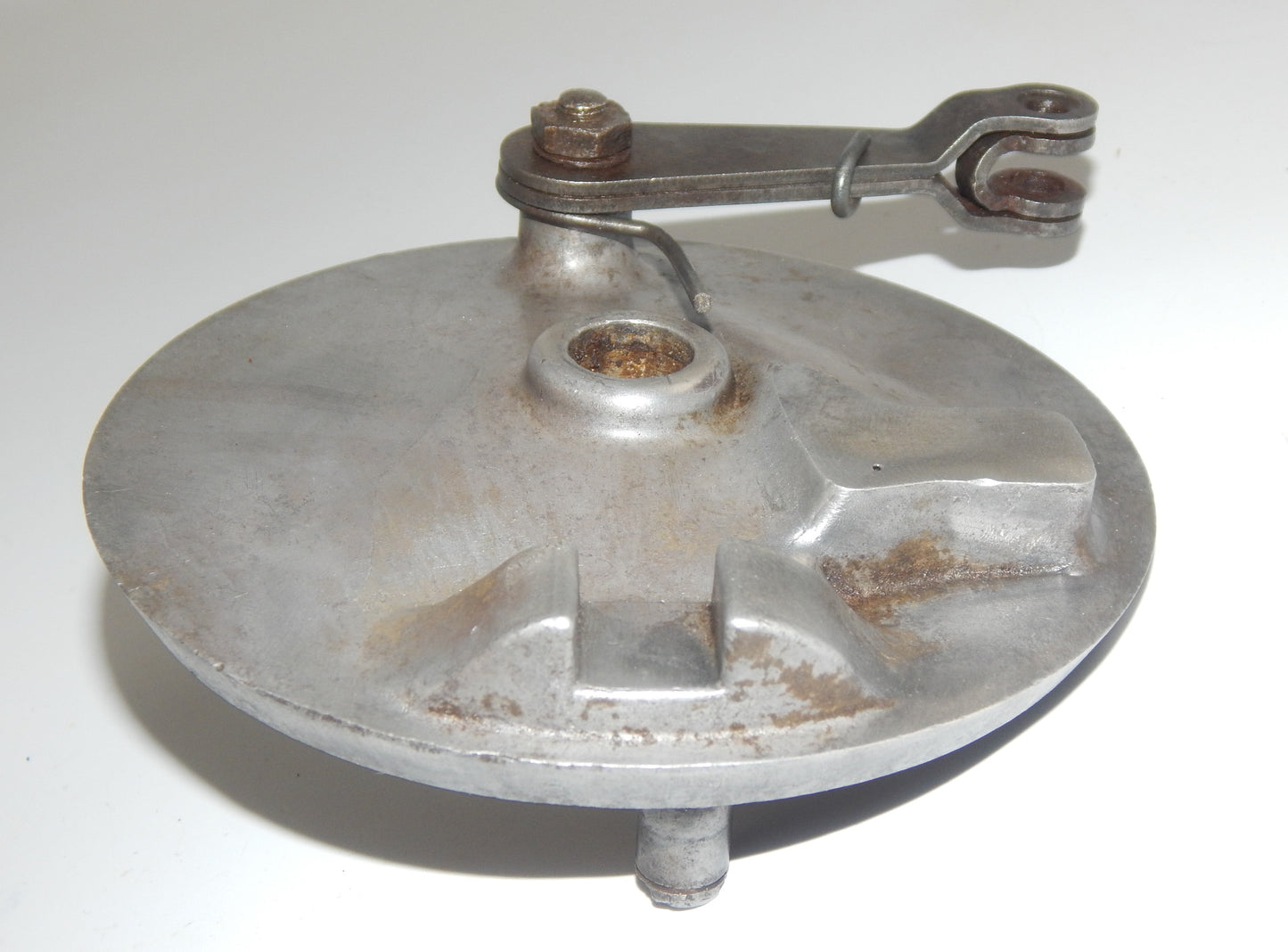 1968 KTM COMET 50cc REAR WHEEL HUB BRAKE PLATE VINTAGE - MotoRaider