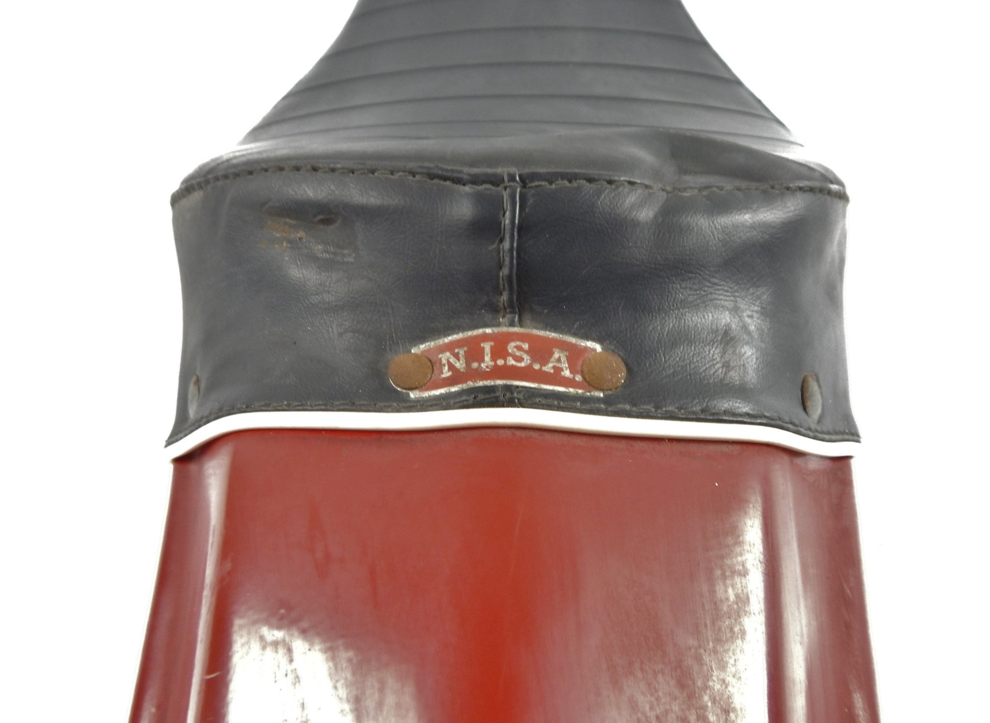 1970's 50cc MOTOCROSS NISA SADDLE SEAT COWL TAIL L=28" W=8" APRILIA MILANI ASPES - MotoRaider