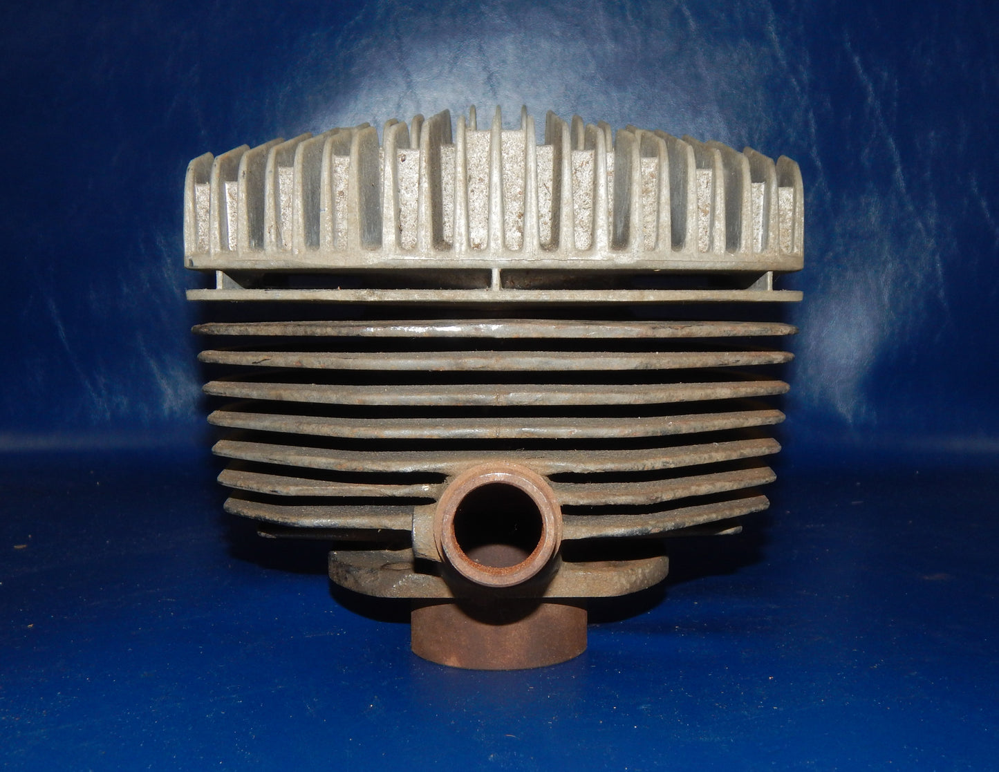 1960's SACHS 125 MOTOR IRON CYLINDER+HEAD BORE 53.70mm DKW HERCULES 0613-106-099 - MotoRaider