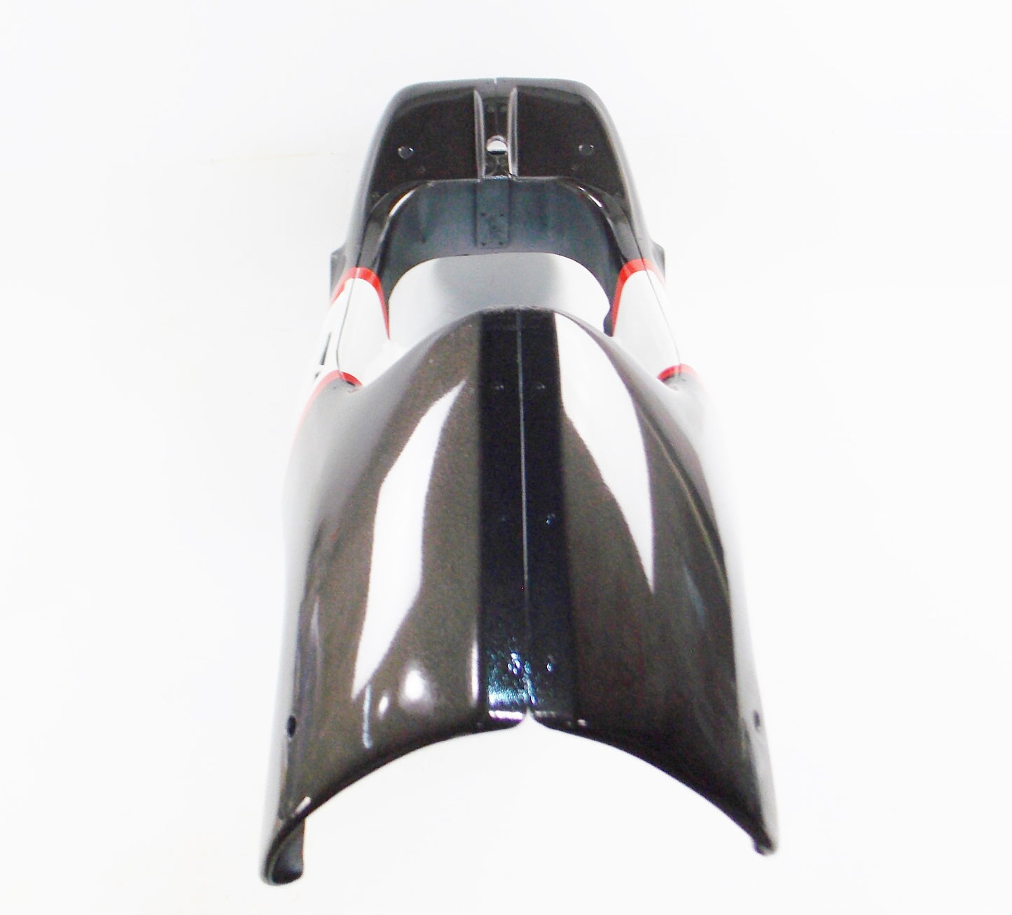 NOS CAGIVA 1986 ALETTA ORO 125 S2 ELECTRIC WHITE/BLACK FRONT FAIRING 800052303 - MotoRaider