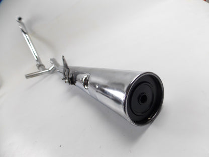 OEM SUZUKI 1981 GSX400F EXHAUST PIPE MUFFLER RIGHT CHROME 14301-33215 - MotoRaider