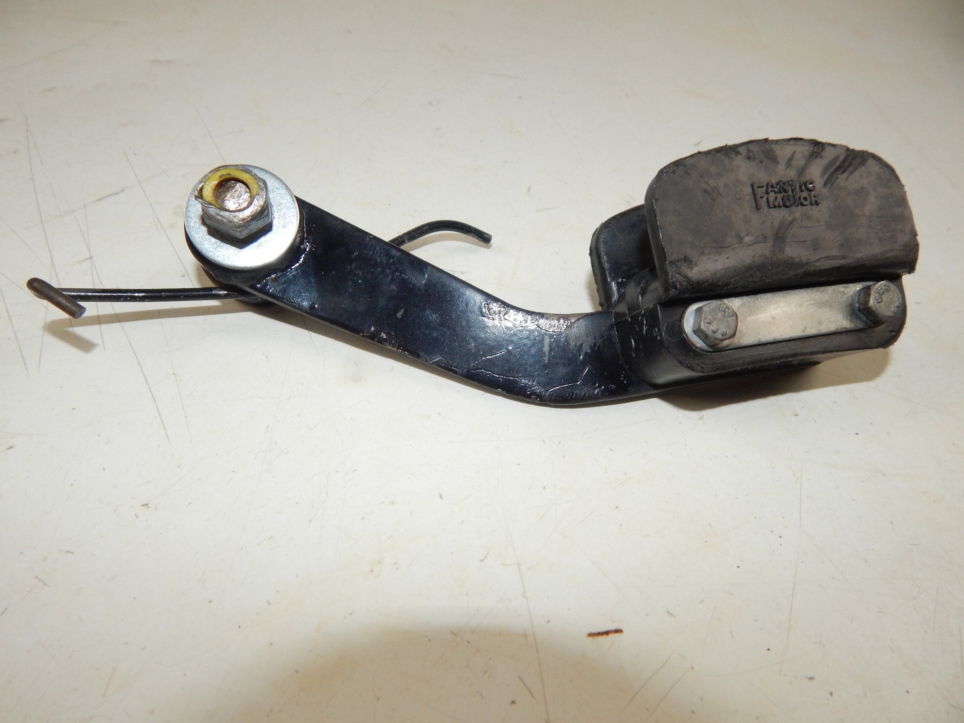 1970's FANTIC MOTOR 125 TRIAL REAR SWING ARM CHAIN GUIDE TENSIONER VINTAGE ITALY - MotoRaider