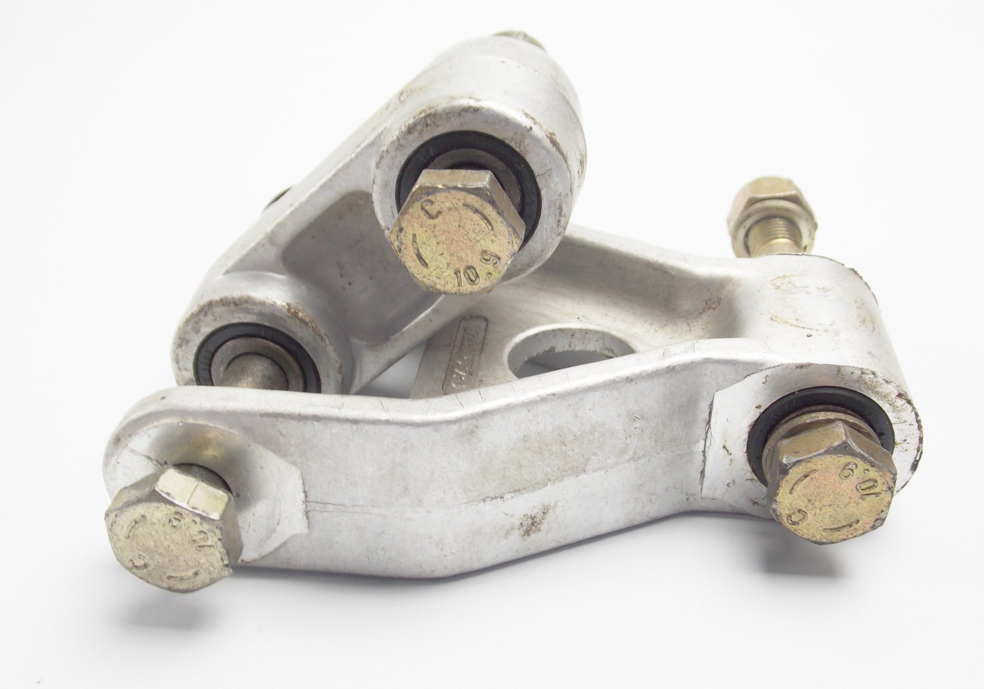 1986 CAGIVA 125 ELEFANTRE SWINGARM REAR SHOCK TIE ROD CONNECTING LINKAGE - MotoRaider