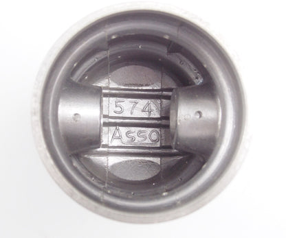 NOS ASSO WERKE PISTON + RINGS + CLIP DIAMETER 65.6 mm STROKE MOTOR ENGINE - MotoRaider