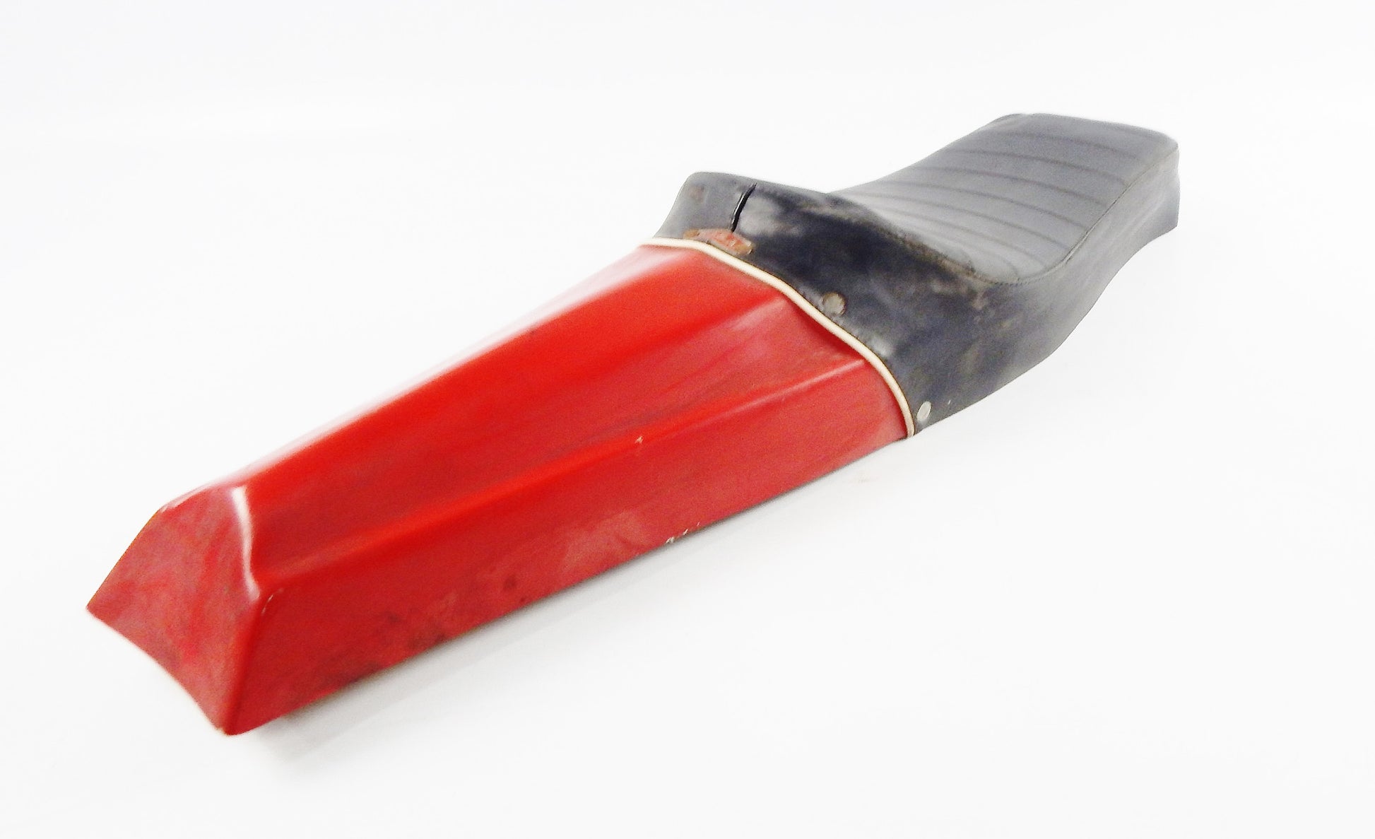 1970's 50cc MOTOCROSS NISA SADDLE SEAT COWL TAIL L=28" W=8" APRILIA MILANI ASPES - MotoRaider