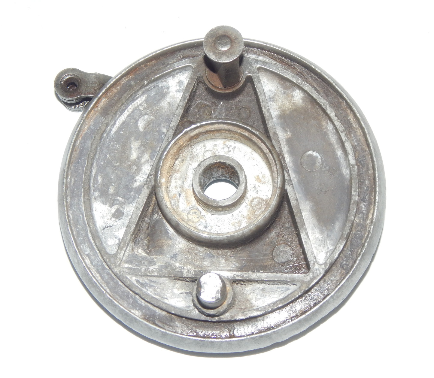 1968 KTM COMET 50cc REAR WHEEL HUB BRAKE PLATE VINTAGE - MotoRaider