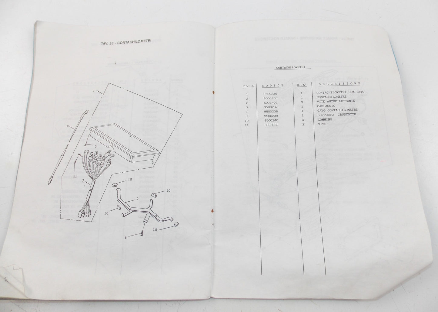 ITALJET REPORTER 50 SPARE PARTS CATALOG MANUAL BOOK ITALIAN - MotoRaider