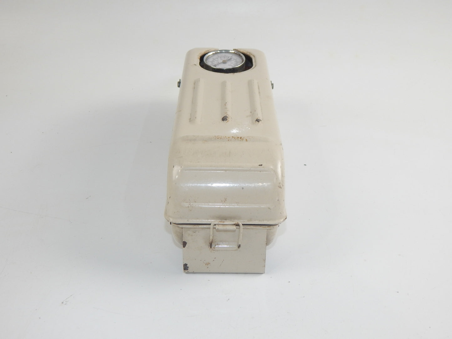 VINTAGE AIR FOOT MANUAL PUMP AUTOMOTIVE MOTORCYCLES CYCLES INFLATABLE METAL BODY - MotoRaider