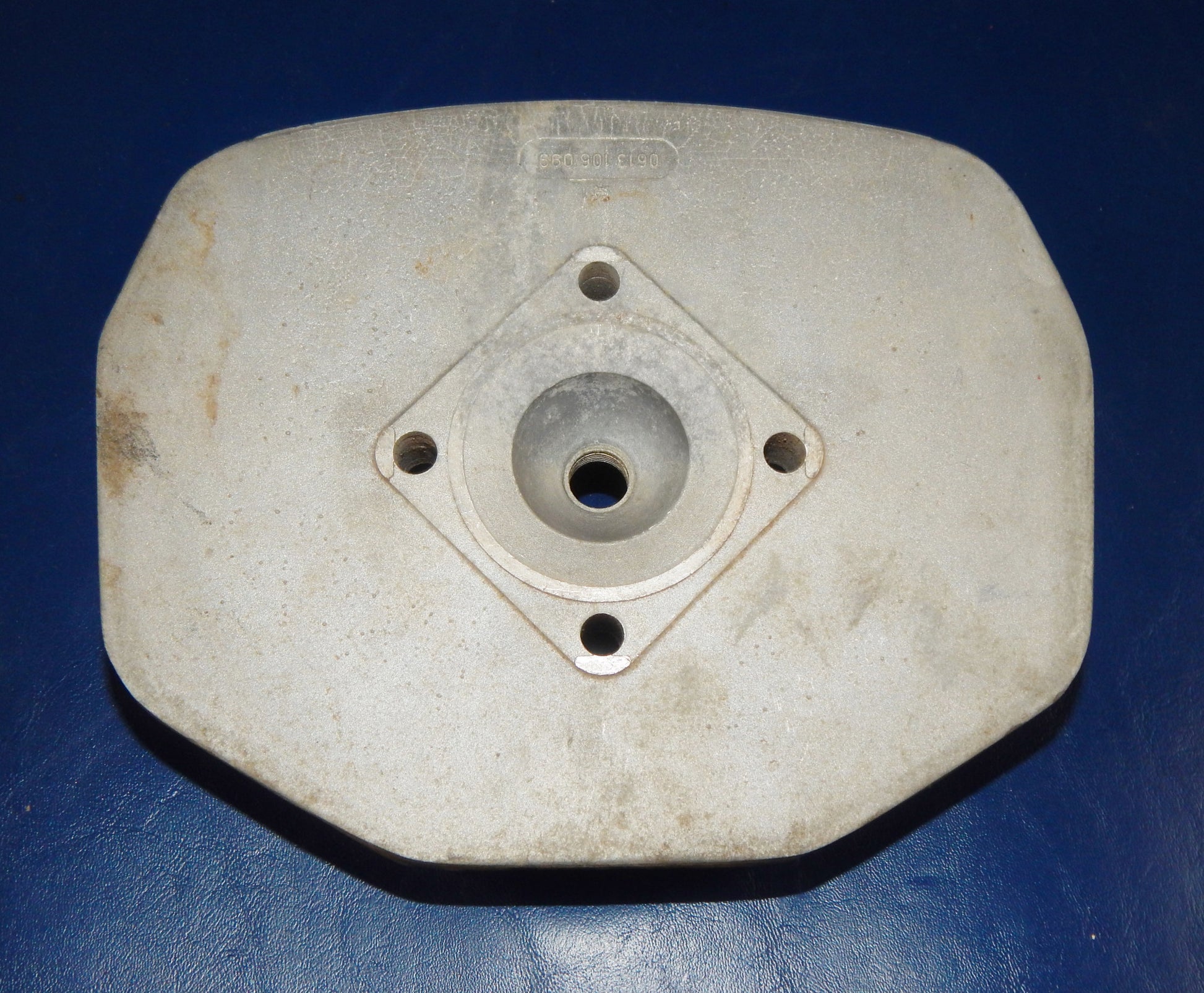 1960's SACHS 125 MOTOR IRON CYLINDER+HEAD BORE 53.70mm DKW HERCULES 0613-106-099 - MotoRaider