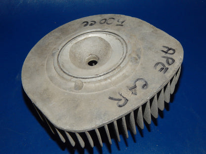VINTAGE ORIGINAL APE CAR PIAGGIO 500cc CYLINDER HEAD 3 WHEELER ENGINE ITALY - MotoRaider