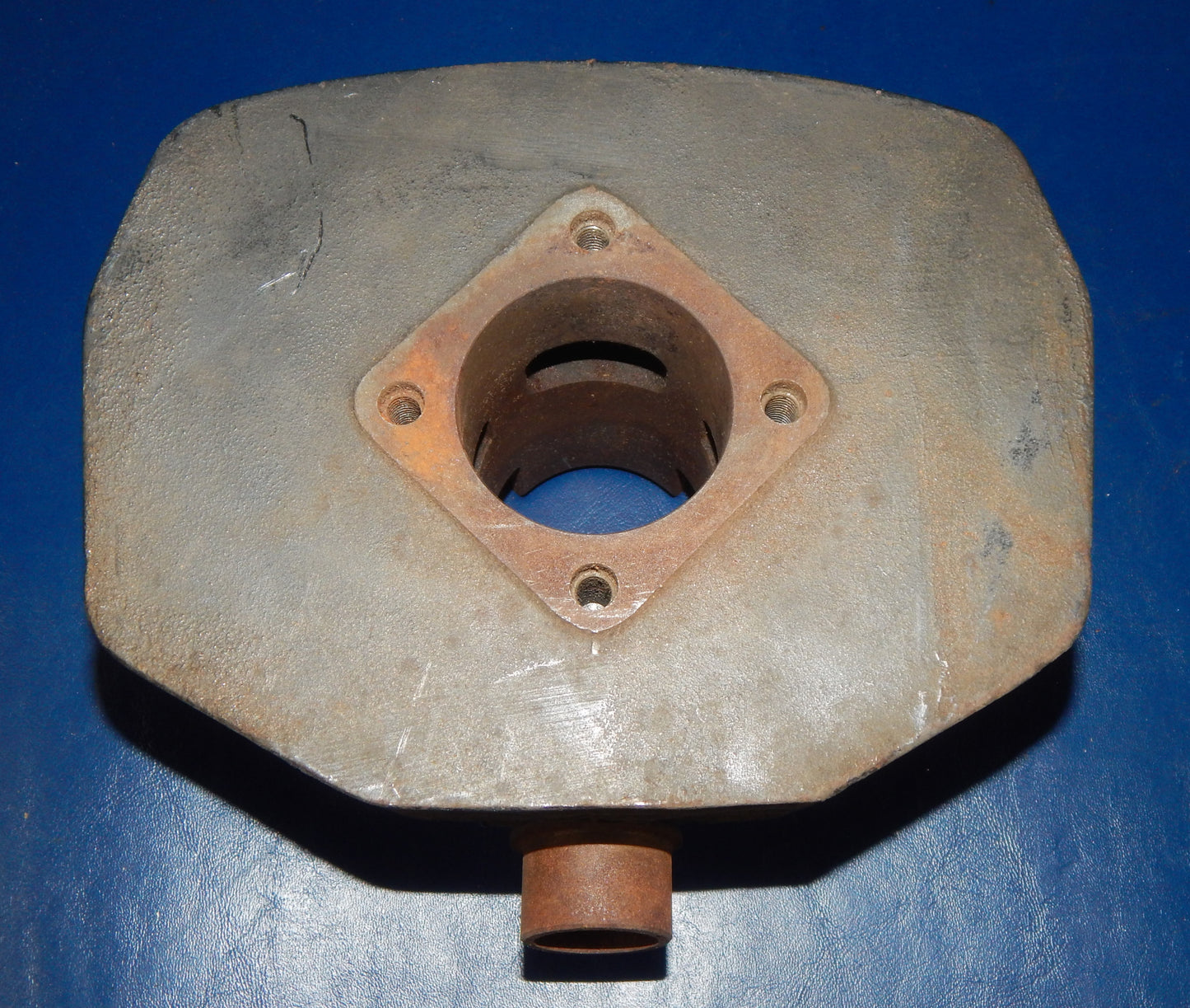 1960's SACHS 125 MOTOR IRON CYLINDER+HEAD BORE 53.70mm DKW HERCULES 0613-106-099 - MotoRaider