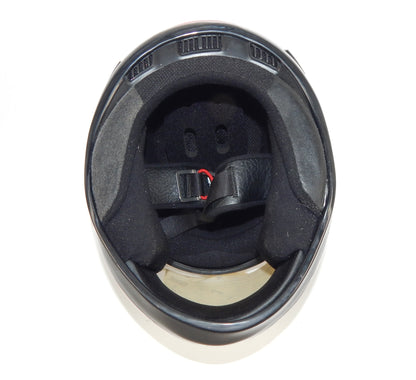 HJC LT-20 MOTORCYCLES FULL FACE HELMET RED/GREY/WHITE/BLACK CLEAR SHIELD SIZE M - MotoRaider