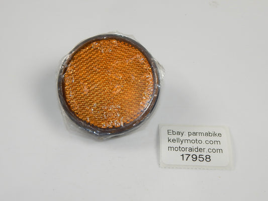 K-LITE BOLT-ON AMBER LIGHTS REFLECTOR OD=59mm STUD=6mm A044466 RICKMAN ZUNDAPP - MotoRaider