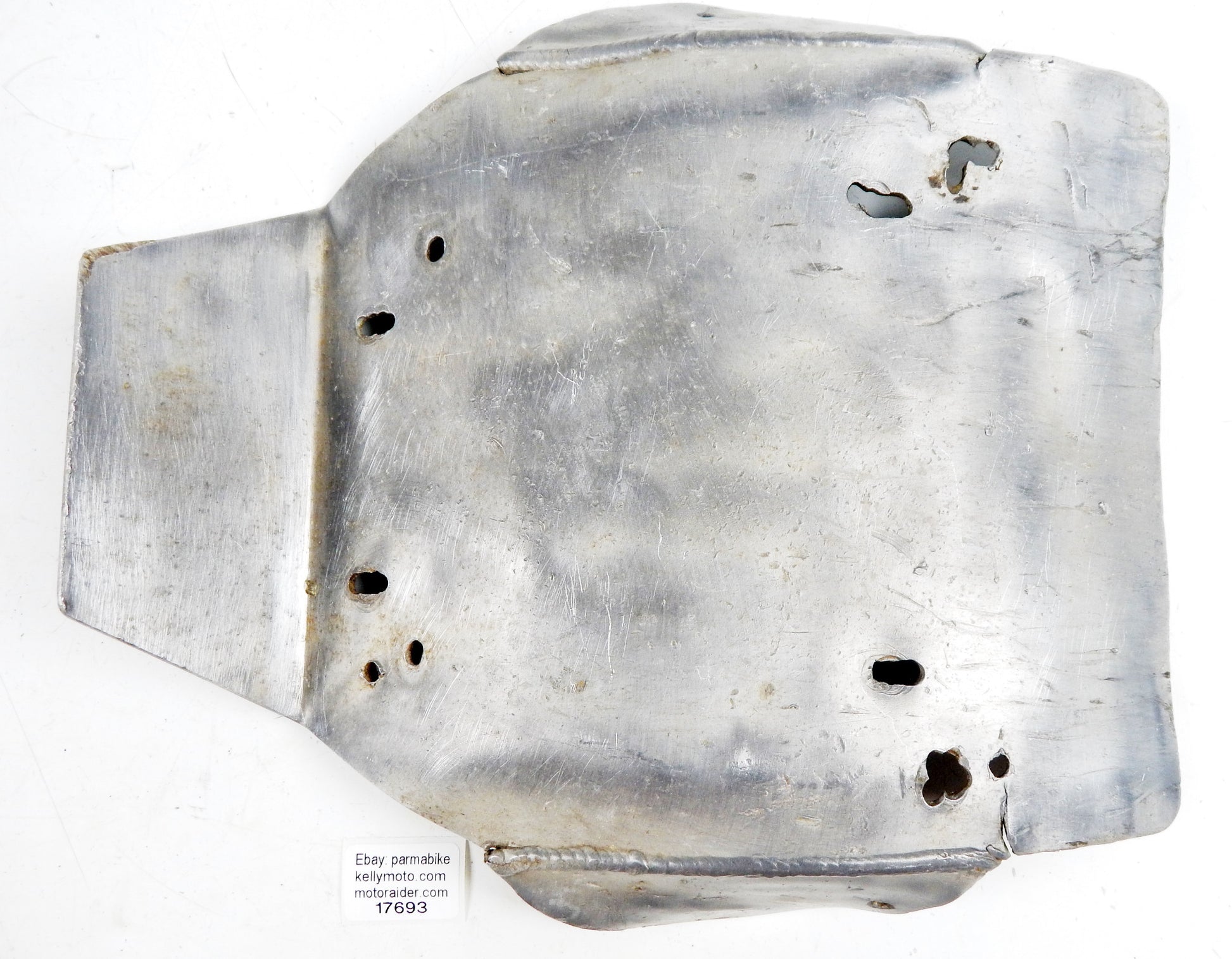 VINTAGE MOTORCYCLES ENGINE FRAME PROTECTOR SKID PLATES 13.5"x12.5" ENDURO CROSS - MotoRaider