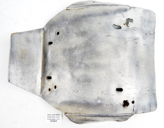 VINTAGE MOTORCYCLES ENGINE FRAME PROTECTOR SKID PLATES 13.5"x12.5" ENDURO CROSS - MotoRaider