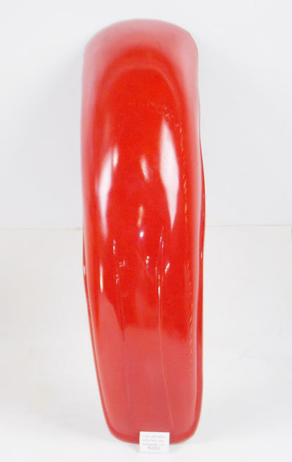 VINTAGE MOTORCYCLE M.ROBERT 352 RED MOTOCROSS REAR FENDER L=26" W=7" - MotoRaider