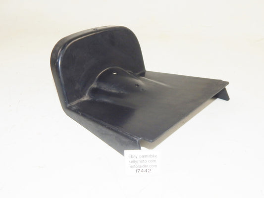 VINTAGE AFTERMARKET MOPED MOTORCYCLE SEAT PAN COWL PLASTIC W=8.5" L=6.5" - MotoRaider