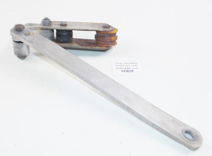1980's HUSQUARNA CHAIN GUIDE ROLLER REAR WHEEL BRAKE PLATE ANCHOR STAY MOUNT - MotoRaider