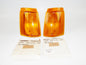 NOS 1970's CHRYSLER HORIZON FRONT TURN SIGNAL RH LH AMBER SEIMA 10542701 - MotoRaider
