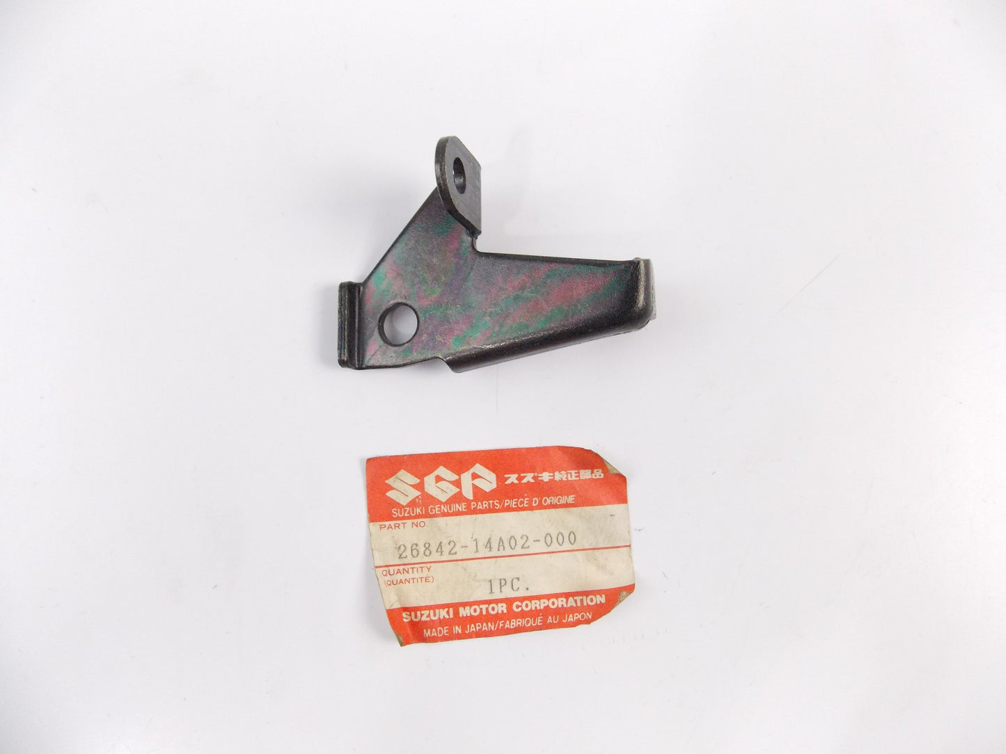 NOS OEM SUZUKI 1989 DR600 HOLDER KICK START 26842-14A02-000 - MotoRaider