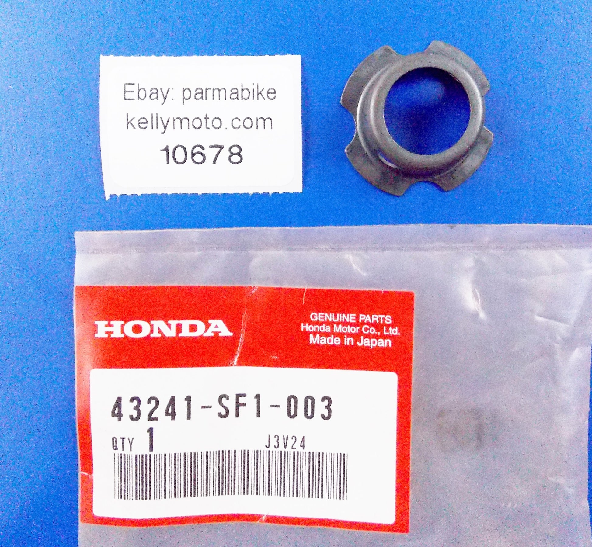 OEM HONDA 2001-2007 NSS250 REAR BRAKE CALIPER GUIDE SPRING 43241-SF1-003 - MotoRaider