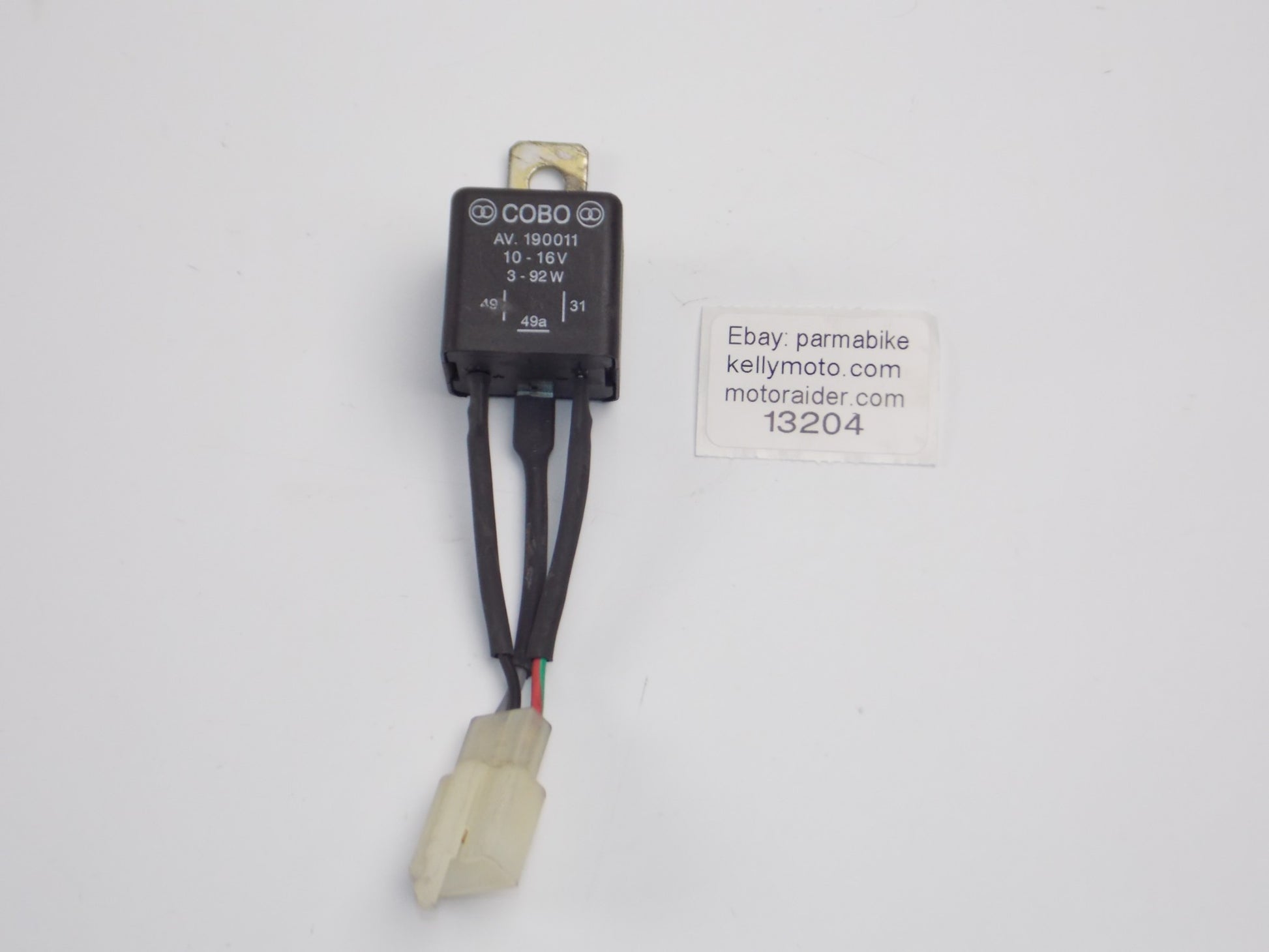OEM GARELLI RELAY TURN SIGNAL INDICATOR COBO 190011 10-16V 3-92W GA09296IT - MotoRaider