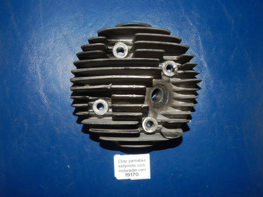 VESPA ENGINE MOTOR CYLINDER HEAD STAMPED "D.R" VINTAGE SCOOTER ITALY - MotoRaider