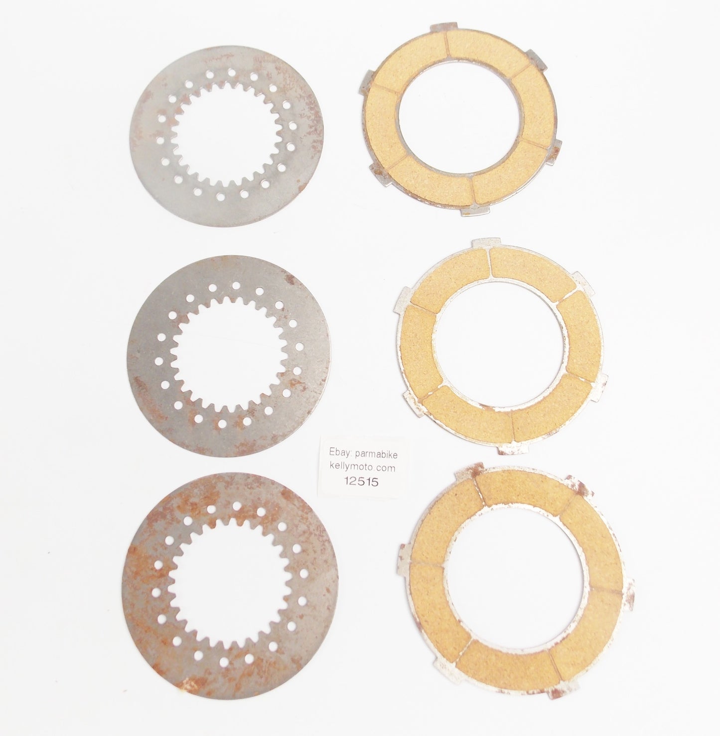 NOS ADIGE PIAGGIO VESPA PX 125 MOTOR ENGINE CLUTCH PLATE DISCS - MotoRaider