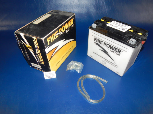 FIRE POWER MOTORCYCLES BATTERY YB16L-B SNOWMOBILE QUAD MOPED ATV - MotoRaider