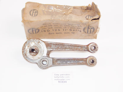 CFM CONNECTING ROD ISO 125 cc 2nd SERIES FORO SPIN. 12 mm, OVERALL LENGTH 154 mm - MotoRaider