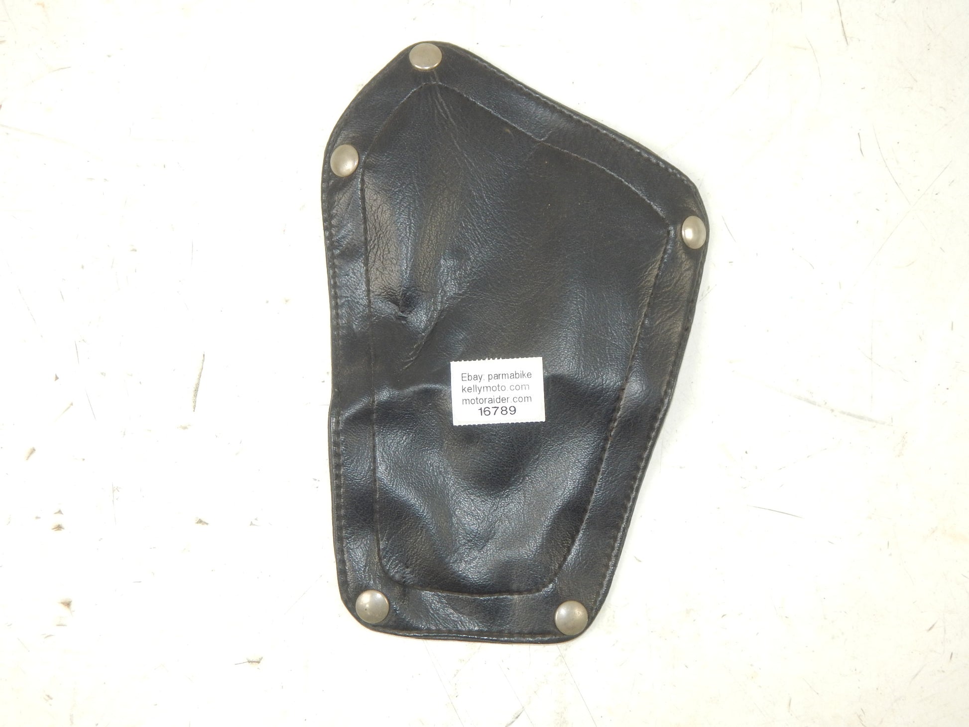 VINTAGE FAIRING SIDE POCKET BOX COVER SYNTHETIC LEATHER SNAP ON COVER YAMAHA BMW - MotoRaider