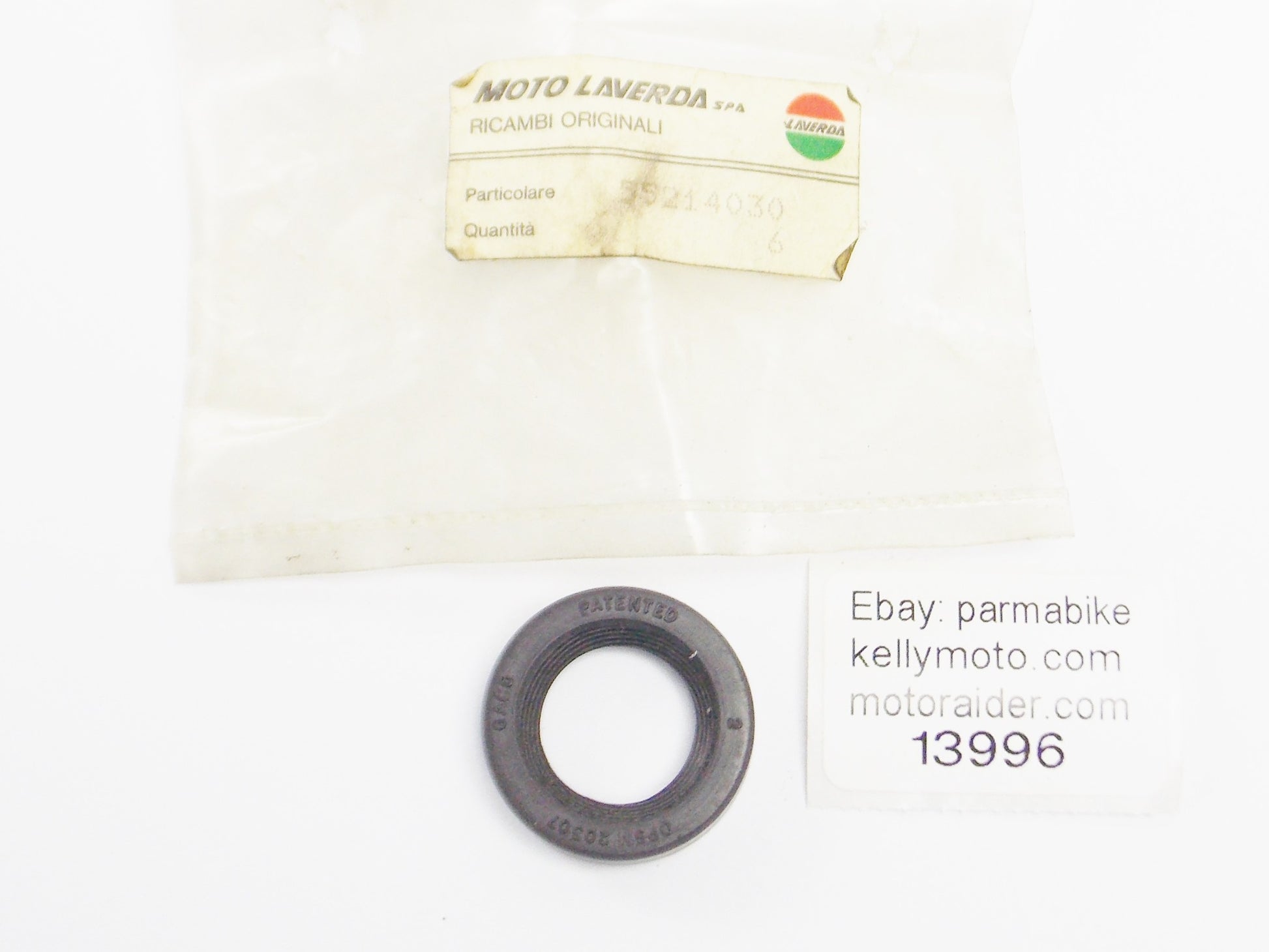 OEM LAVERDA LZ 125 175 OR 600 750 SF GT LH CRANKCASE OIL SEAL 20x30x7 55214030 - MotoRaider