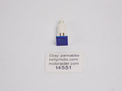 OEM LAVERDA ZUNDAPP LZ 125 175 DASHBOARD BLUE HIGH BEAM WARNING LIGHT 71320081 - MotoRaider